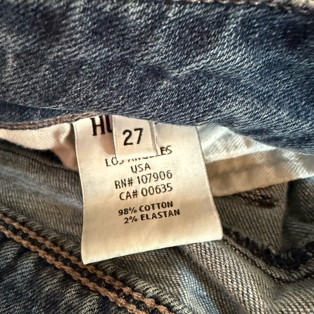 Hudson Ladies Mid-rise, Medium Wash, Skinny Leg Jeans Size 27 - Picture 7 of 7
